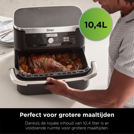 Ninja Foodi FlexDrawer Airfryer 10,4L 2470W Sort