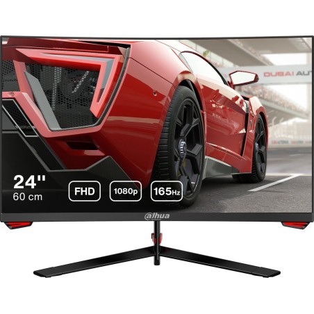 Dahua DHI-LM24-E230C 23.6" Curved Monitor - 165Hz, 1 ms – Optimal Gamingoplevelse og Fantastisk Billedkvalitet!